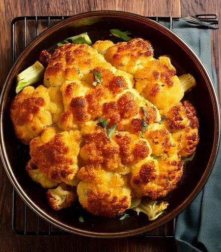 Whole Baked Cauliflower