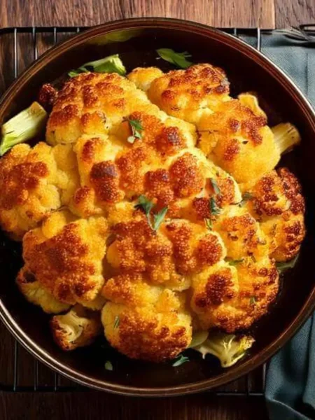 Whole Baked Cauliflower