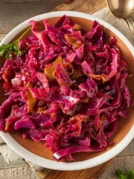 Braised Red Cabbage & Apples