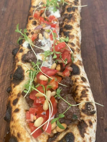 Lahmajun Middle Eastern Meat Flatbread